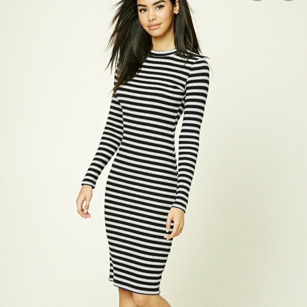 Forever 21 knit/ribbed bodycon dress
